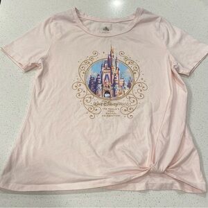 Walt Disney World 50th Anniversary Light Pink Castle T-Shirt
